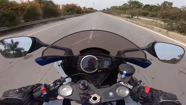 ಅಚ್ಚರಿಯಾದರೂ ಸತ್ಯ: ಆಡಿ ಸೂಪರ್ ಕಾರ್ ಅನ್ನು ಹಿಂದಿಕ್ಕಿದ ಸುಜುಕಿ ಬೈಕ್