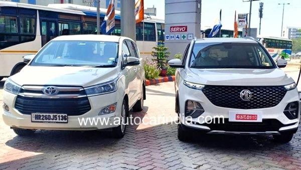 ಇನೋವಾ ಕ್ರಿಸ್ಟಾ ಕಾರಿಗೆ ಪೈಪೋಟಿ ನೀಡಲು ಸಜ್ಜಾದ ಎಂಜಿ ಹೆಕ್ಟರ್ ಪ್ಲಸ್