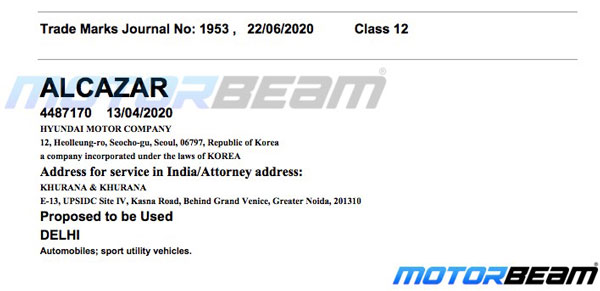 ಅಲ್ಕಾಜರ್ ಹೆಸರಿನೊಂದಿಗೆ ಬಿಡುಗಡೆಯಾಗಲಿದೆ ಕ್ರೆಟಾ 7 ಸೀಟರ್ ವರ್ಷನ್