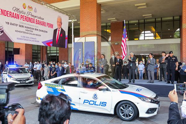 ಮಲೇಶಿಯಾ ಪೊಲೀಸ್ ಪಡೆ ಸೇರಿದ ಹೋಂಡಾ ಸಿವಿಕ್ ಕಾರುಗಳು