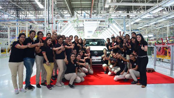 ಹೆಕ್ಟರ್ ಬಿಡುಗಡೆ ಮೂಲಕ ಯಶಸ್ವಿ 1 ವರ್ಷ ಪೂರೈಸಿದ ಎಂಜಿ ಮೋಟಾರ್