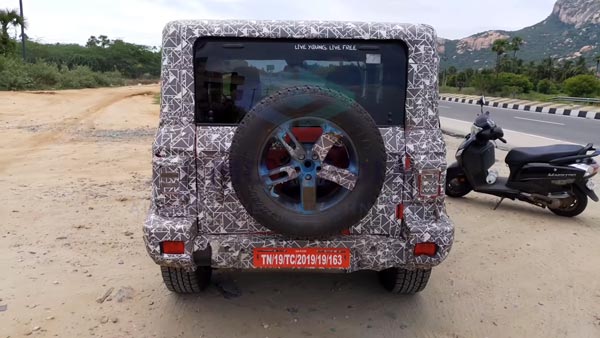 ಬಿಡುಗಡೆಗೆ ಮುನ್ನ ಸ್ಪಾಟ್ ಟೆಸ್ಟ್ ನಡೆಸಿದ ಹೊಸ ಮಹೀಂದ್ರಾ ಥಾರ್