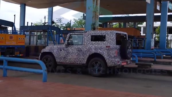 ಬಿಡುಗಡೆಗೆ ಮುನ್ನ ಸ್ಪಾಟ್ ಟೆಸ್ಟ್ ನಡೆಸಿದ ಹೊಸ ಮಹೀಂದ್ರಾ ಥಾರ್