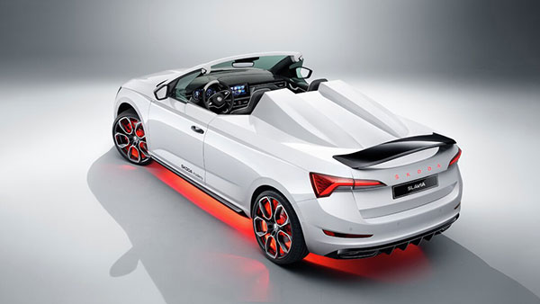 ವಿದ್ಯಾರ್ಥಿಗಳು ನಿರ್ಮಿಸಿದ ಸ್ಲಾವಿಯಾ ರೋಡ್‌ಸ್ಟರ್ ಕಾರನ್ನು ಅನಾವರಣಗೊಳಿಸಿದ ಸ್ಕೋಡಾ