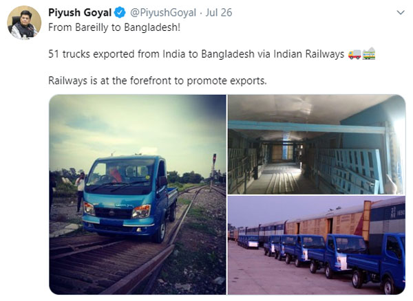 ಬಾಂಗ್ಲಾ ದೇಶದಲ್ಲೂ ಸದ್ದು ಮಾಡಲಿವೆ ಟಾಟಾ ಏಸ್ ಟ್ರಕ್‌ಗಳು