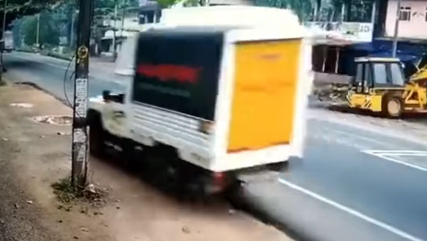 ಪವಾಡ ಸದೃಶ ರೀತಿಯಲ್ಲಿ ಅಪಘಾತದಿಂದ ಪಾರಾದ ಕಾರ್ಮಿಕ