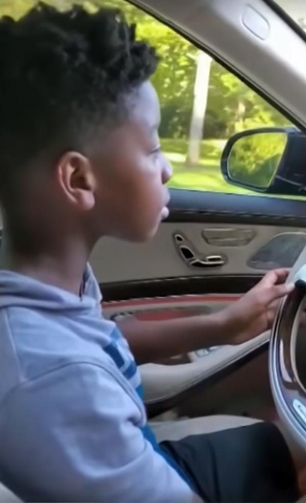 ಅಜ್ಜಿಯ ಜೀವ ರಕ್ಷಣೆಗೆ ಮರ್ಸಿಡಿಸ್ ಬೆಂಝ್ ಕಾರು ಚಾಲನೆ ಮಾಡಿದ 11 ವರ್ಷದ ಬಾಲಕ