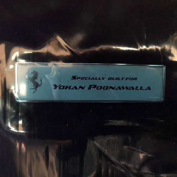 ಭಾರತೀಯ ಉದ್ಯಮಿಗಾಗಿ ವಿಶೇಷ ಕಾರನ್ನು ಸಿದ್ದಪಡಿಸಿದ ಫೆರಾರಿ