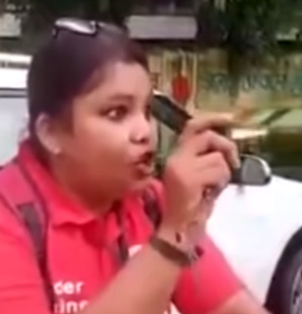 ಪೊಲೀಸರೊಂದಿಗೆ ವಾಗ್ವಾದ ನಡೆಸಿ ಜೈಲು ಸೇರಿದ ಡೆಲಿವರಿ ಗರ್ಲ್