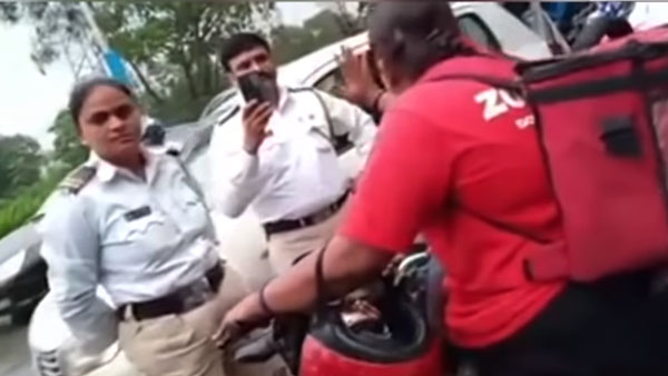 ಪೊಲೀಸರೊಂದಿಗೆ ವಾಗ್ವಾದ ನಡೆಸಿ ಜೈಲು ಸೇರಿದ ಡೆಲಿವರಿ ಗರ್ಲ್