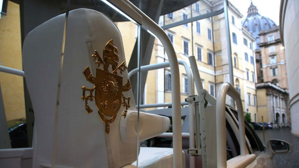 ಅತ್ಯಾಧುನಿಕ ಪರಿಸರ ಸ್ನೇಹಿ ಕಾರು ಪಡೆದ ಪೋಪ್ ಫ್ರಾನ್ಸಿಸ್