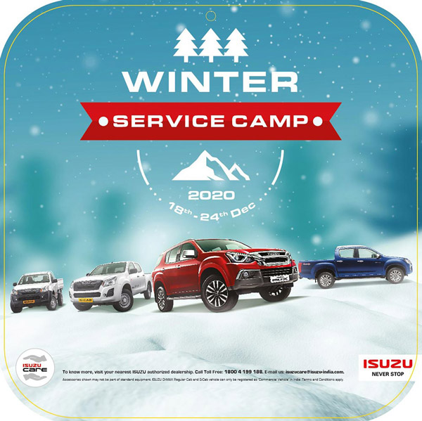 ಭಾರತದಲ್ಲಿ ವಿಂಟರ್ ಕೇರ್ ಅಭಿಯಾನವನ್ನು ಆರಂಭಿಸಿದ ಇಸುಝು