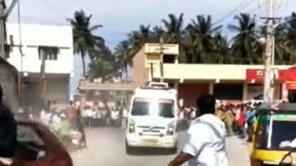 ಮಹಿಳೆಯ ಜೀವ ಉಳಿಸಲು ಆಂಬ್ಯುಲೆನ್ಸ್'ಗೆ ನೆರವಾದ ಕನ್ನಡಿಗರು