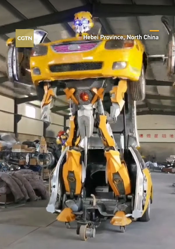 ಕಾರುಗಳನ್ನು ಮನುಷ್ಯರಂತೆ ಅಭಿವೃದ್ಧಿಪಡಿಸಿದ ಚೀನಿ ಯುವಕ