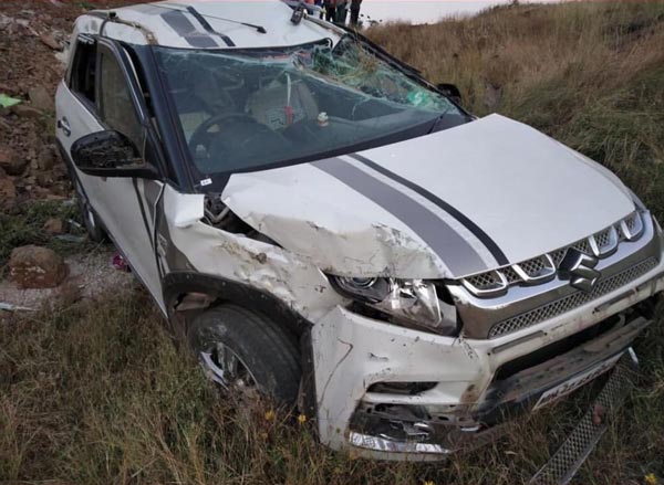 ಪ್ರಯಾಣಿಕರನ್ನು ಸಾವಿನ ದವಡೆಯಿಂದ ಪಾರು ಮಾಡಿದ ವಿಟಾರಾ ಬ್ರೆಝಾ