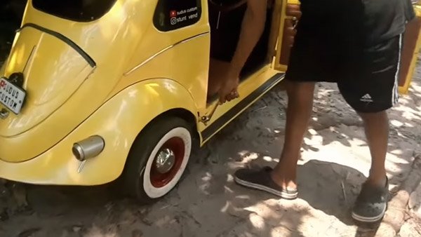 ಕಿಕ್ ಸ್ಟಾರ್ಟ್ ಮೂಲಕ ಆನ್ ಆಗುತ್ತದೆ ಈ ಮಿನಿ ಕಾರು