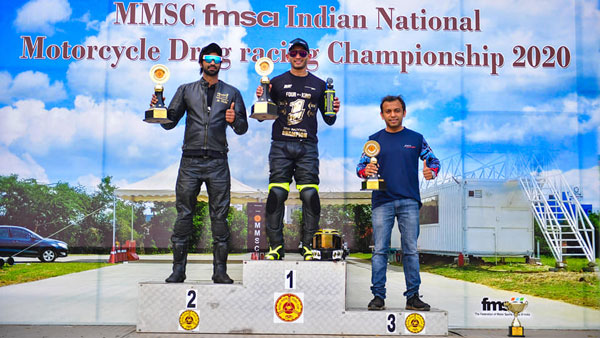 ನ್ಯಾಷನಲ್ ಡ್ರ್ಯಾಗ್ ರೇಸಿಂಗ್: 2020ರ ಆವೃತ್ತಿಯನ್ನು ಗೆದ್ದ ಕನ್ನಡಿಗ ಹೇಮಂತ್ ಮುದ್ದಪ್ಪ!