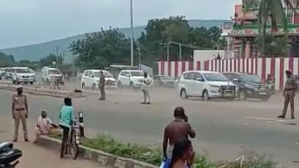 ಅಪಘಾತಕ್ಕೀಡಾದ ಮುಖ್ಯಮಂತ್ರಿಗಳ ಬೆಂಗಾವಲು ಪಡೆಯ ವಾಹನ