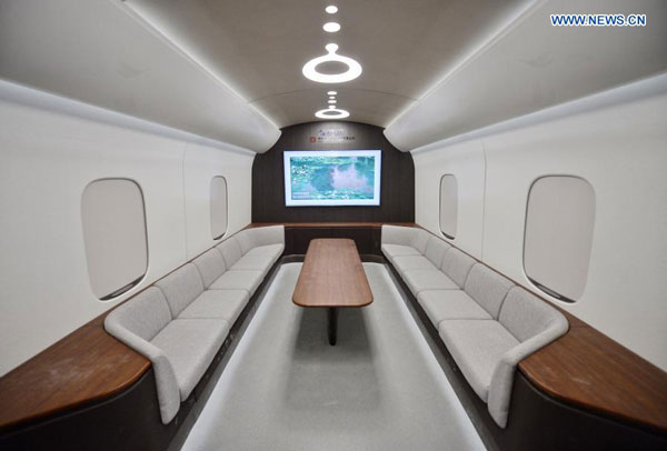 ಗಂಟೆಗೆ 620 ಕಿ.ಮೀ ವೇಗದಲ್ಲಿ ಸಾಗುವ ರೈಲಿನ ಮಾದರಿಯನ್ನು ಅನಾವರಣಗೊಳಿಸಿದ ಚೀನಾ