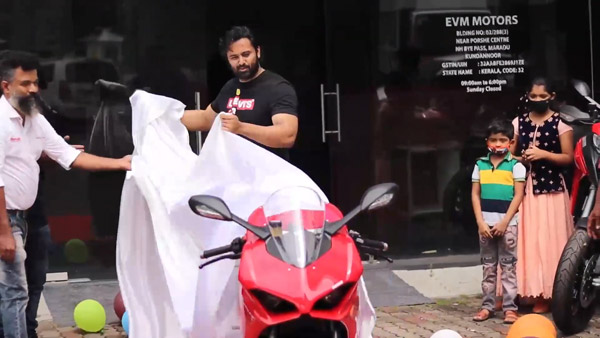 ರೂ.24 ಲಕ್ಷ ಬೆಲೆಯ ಐಷಾರಾಮಿ ಡುಕಾಟಿ ಬೈಕ್ ಖರೀದಿಸಿದ ಜನಪ್ರಿಯ ನಟ