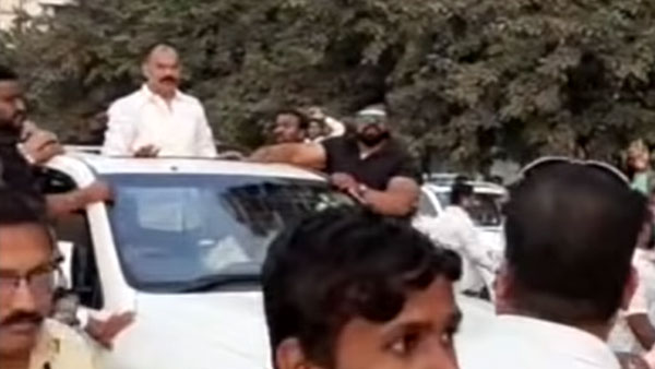 ಗ್ಯಾಂಗ್​ಸ್ಟರ್ ಸ್ವಾಗತಕ್ಕೆ ಜೈಲಿನ ಬಳಿ ಬಂದ 300ಕ್ಕೂ ಹೆಚ್ಚು ಕಾರುಗಳು