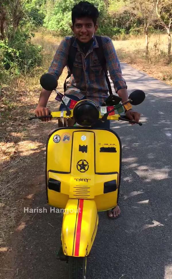 ಇದು ಬಜಾಜ್ ಚೇತಕ್ ಸ್ಕೂಟರ್ ಅಲ್ಲ ಚೆಸೈ ಸೈಕಲ್