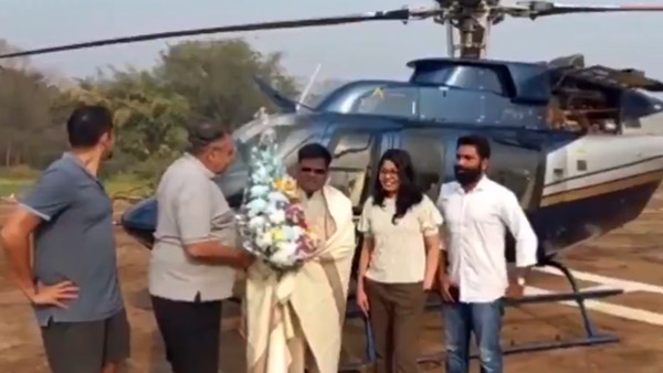 30 ಕೋಟಿ ರೂಪಾಯಿ ಬೆಲೆಯ ಹೆಲಿಕಾಪ್ಟರ್ ಖರೀದಿಸಿದ ರೈತ