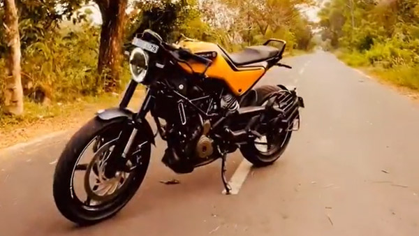 ಮಾಡಿಫೈಗೊಂಡು ಮಿಂಚಿದ ಹಸ್ಕ್​ವರ್ನಾ ವಿಟ್‌ಪಿಲೆನ್ 250 ಬೈಕ್ 