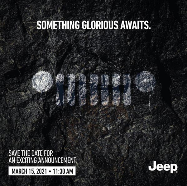 ಮೇಡ್ ಇನ್ ಇಂಡಿಯಾ ಜೀಪ್ ರ‍್ಯಾಂಗ್ಲರ್ ಎಸ್‍ಯುವಿಯ ಬಿಡುಗಡೆ ದಿನಾಂಕ ಬಹಿರಂಗ