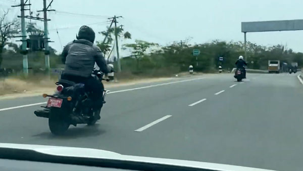 ಸ್ಪಾಟ್ ಟೆಸ್ಟ್'ನಲ್ಲಿ ಕಂಡು ಬಂದ ರಾಯಲ್ ಎನ್‌ಫೀಲ್ಡ್ 650 ಕ್ರೂಸರ್ ಬೈಕ್