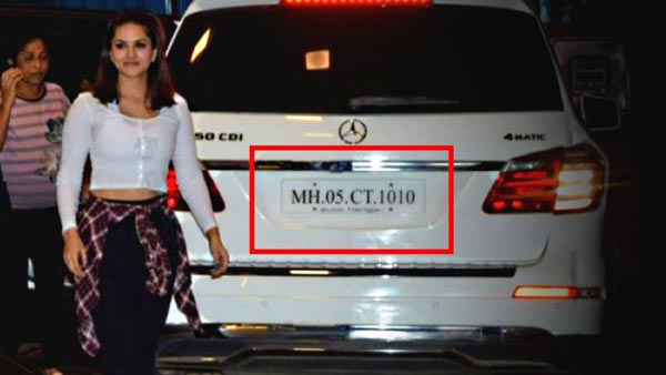 ಸನ್ನಿ ಲಿಯೋನ್ ಪತಿಯ ಕಾರಿನ ನಂಬರ್ ಬಳಸಿ ಸಿಕ್ಕಿ ಬಿದ್ದ ಐಷಾರಾಮಿ ಕಾರು ಮಾಲೀಕ