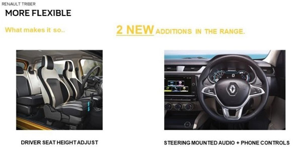 ಹೊಸ ಬದಲಾವಣೆಗಳೊಂದಿಗೆ ಬಿಡುಗಡೆಯಾಗಲಿದೆ 2021ರ ರೆನಾಲ್ಟ್ ಟ್ರೈಬರ್ ಮಿನಿ ಎಂಪಿವಿ