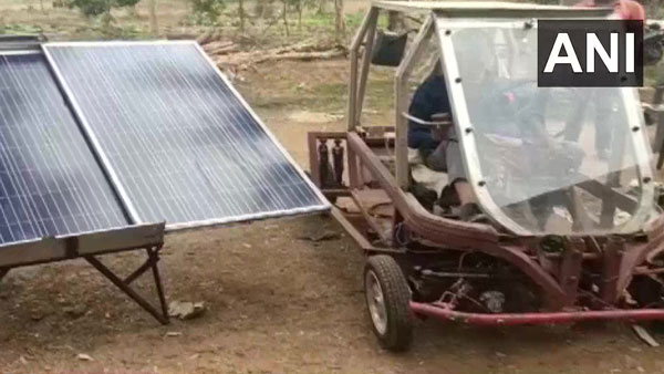 ಲಾಕ್‌ಡೌನ್ ಅವಧಿಯಲ್ಲಿ ಸೋಲಾರ್ ವಾಹನ ಅಭಿವೃದ್ಧಿಪಡಿಸಿದ ರೈತ