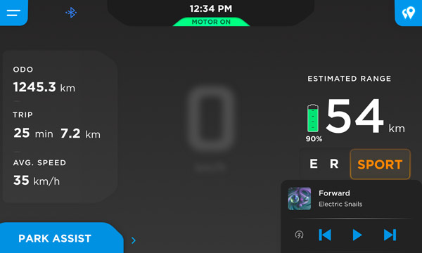 450ಎಕ್ಸ್ ಮಾದರಿಯ ಕನೆಕ್ಟೆಡ್ ಫೀಚರ್ಸ್ ಉನ್ನತೀಕರಿಸಿದ ಎಥರ್ ಎನರ್ಜಿ