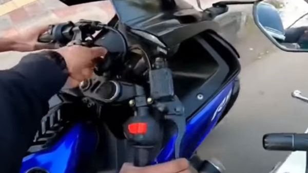 ಗೆಳತಿ ಮುಂದೆ ಬಿಲ್ಡಪ್ ಕೊಡಲು ಹೋಗಿ ಕೊನೆಗೆ ಕ್ಷಮೆಯಾಚಿಸಿದ ಆರ್ 15 ಬೈಕ್ ಸವಾರ