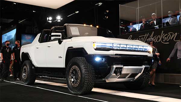 ಹಮ್ಮರ್ ಇವಿ ಹರಾಜಿನಿಂದ ಬಂದ ರೂ.18.15 ಕೋಟಿ ಫೌಂಡೇಶನ್‌ಗೆ ನೀಡಿದ ಜಿಎಂಸಿ