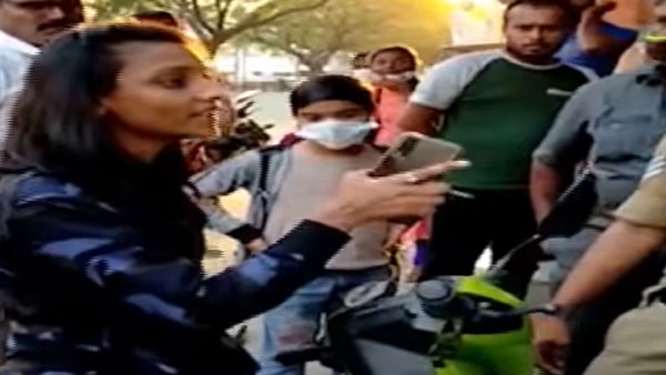 ವಾಗ್ವಾದ ನಡೆಸಿದ ಯುವತಿಗೆ ಕಪಾಳ ಮೋಕ್ಷ ಮಾಡಿದ ಮಹಿಳಾ ಪಿಎಸ್‌ಐ