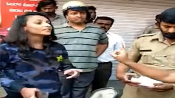 ವಾಗ್ವಾದ ನಡೆಸಿದ ಯುವತಿಗೆ ಕಪಾಳ ಮೋಕ್ಷ ಮಾಡಿದ ಮಹಿಳಾ ಪಿಎಸ್‌ಐ