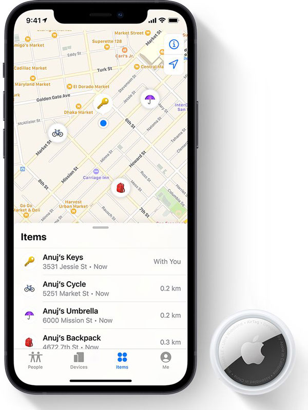 ಟ್ಯಾಗ್ ಮಾಡಲಾದ ವಸ್ತುಗಳನ್ನು ಟ್ರಾಕ್ ಮಾಡಲು ಹೊಸ ಸಾಧನ ಬಿಡುಗಡೆಗೊಳಿಸಿದ ಆ್ಯಪಲ್