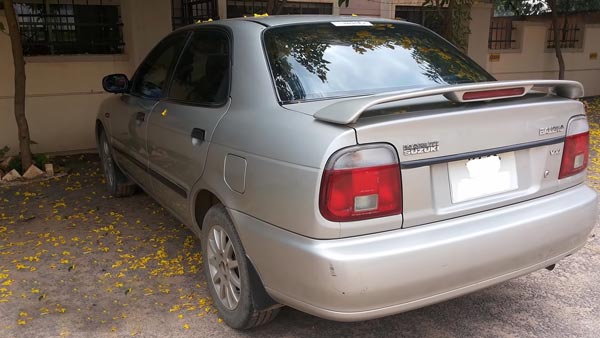 ಫೋರ್ಡ್ ಮುಸ್ಟಾಂಗ್ ಕಾರಿನಂತೆ ಮಾಡಿಫೈಗೊಂಡ ಬಲೆನೊ ಸೆಡಾನ್ ಕಾರು