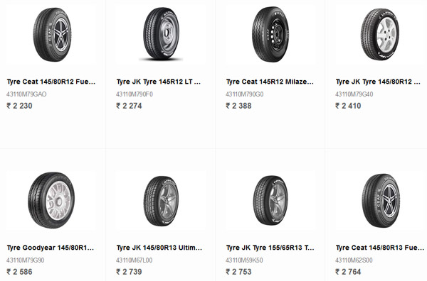 ಪ್ರಮುಖ ಕಾರು ಮಾದರಿಗಳಿಗೆ ಹೊಸ ಮಾದರಿಯ ಟೈರ್ ಮತ್ತು ಬ್ಯಾಟರಿ ಬಿಡುಗಡೆ ಮಾಡಿದ ಮಾರುತಿ ಸುಜುಕಿ