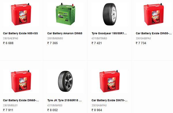 ಪ್ರಮುಖ ಕಾರು ಮಾದರಿಗಳಿಗೆ ಹೊಸ ಮಾದರಿಯ ಟೈರ್ ಮತ್ತು ಬ್ಯಾಟರಿ ಬಿಡುಗಡೆ ಮಾಡಿದ ಮಾರುತಿ ಸುಜುಕಿ