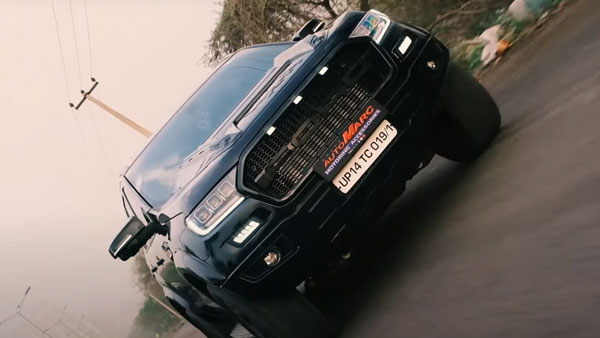 ಕಣ್ಣು ಕುಕ್ಕುವ ರೀತಿ ಮಾಡಿಫೈಗೊಂಡು ರಗಡ್ ಲುಕ್‍ನಲ್ಲಿ ಮಿಂಚಿದ ಫೋರ್ಡ್ ಎಂಡೀವರ್ ಎಸ್‍ಯುವಿ