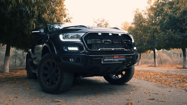 ಕಣ್ಣು ಕುಕ್ಕುವ ರೀತಿ ಮಾಡಿಫೈಗೊಂಡು ರಗಡ್ ಲುಕ್‍ನಲ್ಲಿ ಮಿಂಚಿದ ಫೋರ್ಡ್ ಎಂಡೀವರ್ ಎಸ್‍ಯುವಿ