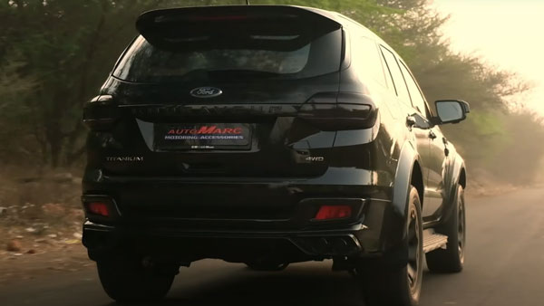 ಕಣ್ಣು ಕುಕ್ಕುವ ರೀತಿ ಮಾಡಿಫೈಗೊಂಡು ರಗಡ್ ಲುಕ್‍ನಲ್ಲಿ ಮಿಂಚಿದ ಫೋರ್ಡ್ ಎಂಡೀವರ್ ಎಸ್‍ಯುವಿ