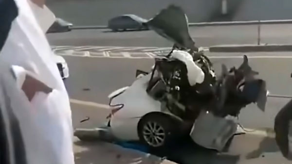 ಅಪಘಾತದಲ್ಲಿ ಎರಡು ತುಂಡುಗಳಾಗಿ ಬೇರ್ಪಟ್ಟ 5 ಸ್ಟಾರ್ ರೇಟಿಂಗ್ ಪಡೆದ ಕಾರು