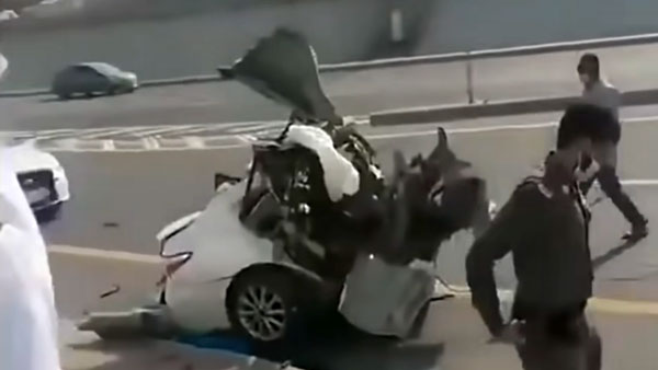 ಅಪಘಾತದಲ್ಲಿ ಎರಡು ತುಂಡುಗಳಾಗಿ ಬೇರ್ಪಟ್ಟ 5 ಸ್ಟಾರ್ ರೇಟಿಂಗ್ ಪಡೆದ ಕಾರು