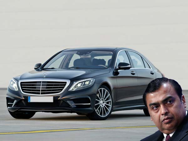 ಭಾರತದ ದುಬಾರಿ ಬೆಂಗಾವಲು ಪಡೆಯ ಜೊತೆ ಸಾಗಿದ ಮುಖೇಶ್ ಅಂಬಾನಿ