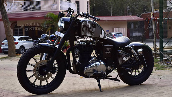 ಮಾಡಿಫೈಗೊಂಡು ರಗಡ್ ಲುಕ್‍ನಲ್ಲಿ ಮಿಂಚಿದ ರಾಯಲ್ ಎನ್‌ಫೀಲ್ಡ್ ಕ್ಲಾಸಿಕ್ 350 ಬೈಕ್