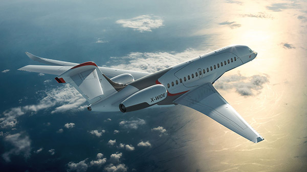 ಹೊಸ ವಿನ್ಯಾಸದ ಬಿಜಿನೆಸ್ ಜೆಟ್ ಅನಾವರಣಗೊಳಿಸಿದ ಡಸಾಲ್ಟ್ ಏವಿಯೇಷನ್